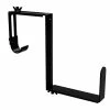 Vigoro Adjustable Window Planter Box Single Metal Bracket -Vigoro Shop black metal vigoro plant hangers 51472 64 1000