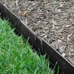 Vigoro 20 ft. Premium Black Composite Edging -Vigoro Shop black vigoro brick edging 903002vg 4f 1000