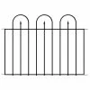 Vigoro Westbrook 36 in. x 48 in. Black Steel Fence Panel -Vigoro Shop black vigoro garden fencing 860329 64 1000