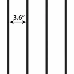 Vigoro Beaumont No Dig 40.4 in. H x 53.7 in. W Black Steel Decorative Fence Gate -Vigoro Shop black vigoro garden fencing 860343 40 1000