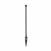 Vigoro Empire/Westbrook 41 in. x 2.3 in. x 2.3 in. Black Steel Fence Post -Vigoro Shop black vigoro garden fencing 860398 64 1000