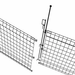 Vigoro 44 in. H x 36 in. W Steel Multi-Purpose No Dig Black Fence Panel (6-Pack) -Vigoro Shop black vigoro garden fencing 860411 6pk a0 1000