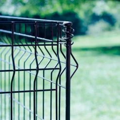 Vigoro 56 in. H Steel Multi-Purpose Black Fence Post (7-Pack) 23 Vigoro 56 in. H Steel Multi-Purpose Black Fence Post (7-Pack) -Vigoro Shop black vigoro garden fencing 860428 7pk 31 1000