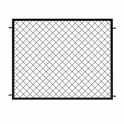 Vigoro 37.3 in. H x 51 in. W Steel Diamond Mesh Garden Fence Panel
