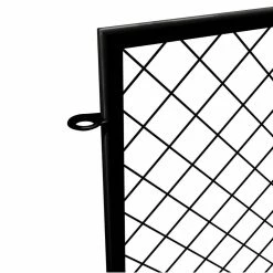 Vigoro 37.3 in. H x 51 in. W Steel Diamond Mesh Garden Fence Panel -Vigoro Shop black vigoro garden fencing 860640 77 1000