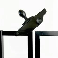 Vigoro 37.2 in. H x 55.7 in. W Steel 3-Rail Garden Fence Gate 22 Vigoro 37.2 in. H x 55.7 in. W Steel 3-Rail Garden Fence Gate -Vigoro Shop black vigoro garden fencing 860718 c3 1000