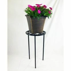Vigoro 12 in. x 21 in. Black Metal Indoor Round Plant Stand 13 Vigoro 12 in. x 21 in. Black Metal Indoor Round Plant Stand -Vigoro Shop black vigoro plant stands 51160 1f 1000