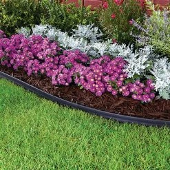 Vigoro 60 ft. No-Dig Landscape Plastic Edging Kit -Vigoro Shop black vigoro plastic edging 3001 60hd 3 4f 1000