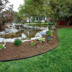 Vigoro 60 ft. No-Dig Landscape Plastic Edging Kit -Vigoro Shop black vigoro plastic edging 3001 60hd 3 c3 1000