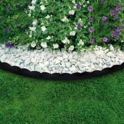 Vigoro 20 ft. x 2.25 in. Black Scalloped Polyethylene No-Dig Edging -Vigoro Shop black vigoro plastic edging 3011 20hd 5 4f 1000