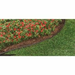 Vigoro 60 ft. x 0.5 in. x 4.5 in. Black Plastic Lawn Edging -Vigoro Shop black vigoro plastic edging vig 60c 1f 1000