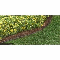 Vigoro 60 ft. x 0.5 in. x 4.5 in. Black Plastic Lawn Edging -Vigoro Shop black vigoro plastic edging vig 60c 44 1000