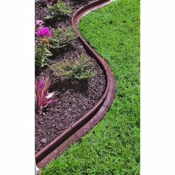 Vigoro EcoBorder 4 ft. Black Rubber Landscape Edging (48-Count/Pallet) 23 Vigoro EcoBorder 4 ft. Black Rubber Landscape Edging (48-Count/Pallet) -Vigoro Shop black vigoro rubber edging ecobrd bl 48 31 1000