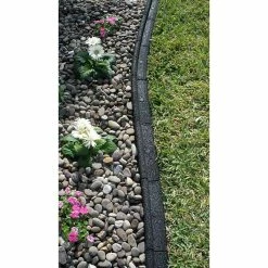 Vigoro EcoBorder 4 ft. Black Rubber Landscape Edging (Single) 14 Vigoro EcoBorder 4 ft. Black Rubber Landscape Edging (Single) -Vigoro Shop black vigoro rubber edging ecobrd blk 4 ft 1f 1000