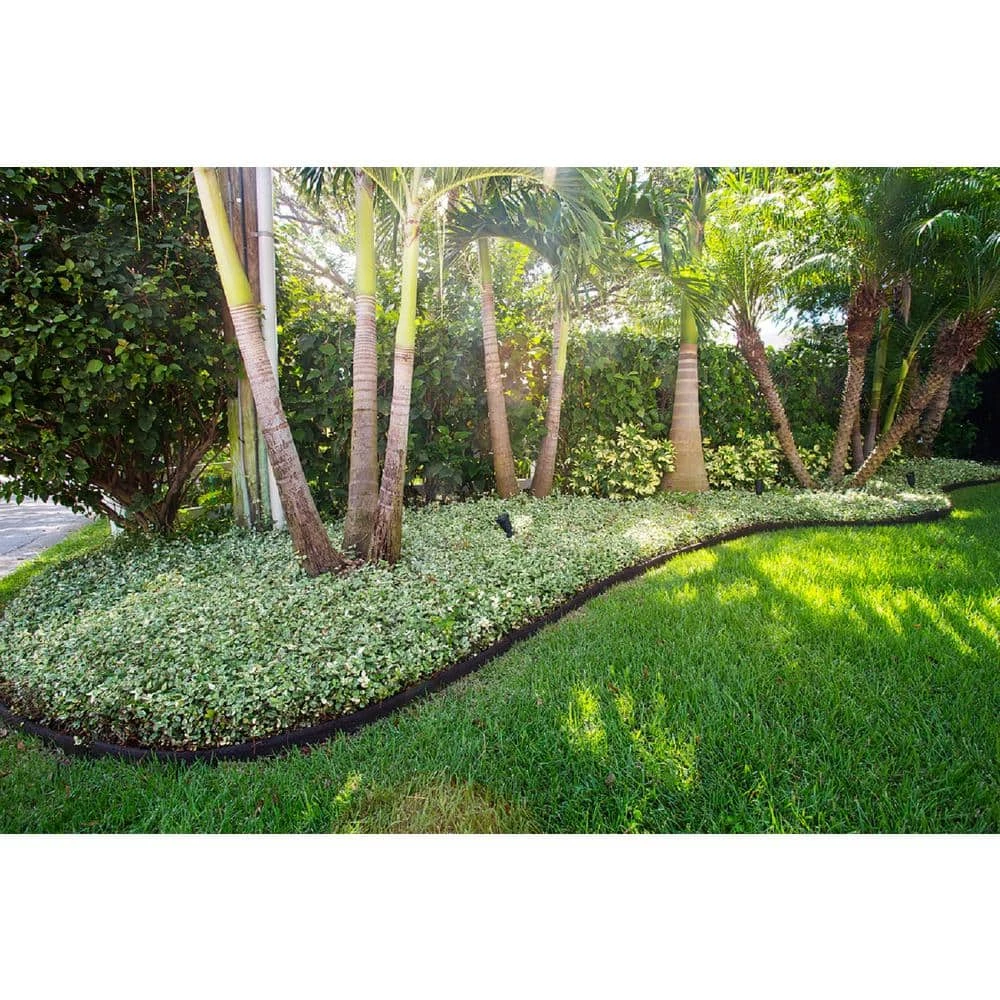 Vigoro EcoBorder 4 ft. Black Rubber Landscape Edging (Single) 10 Vigoro EcoBorder 4 ft. Black Rubber Landscape Edging (Single) - Image 8