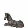 SULLIVANS Brown Resin Horse Planter -Vigoro Shop brown sullivans plant pots pr2467 64 1000