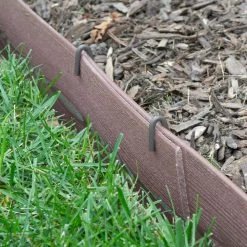 Vigoro 20 ft. Premium Brown Composite Edging -Vigoro Shop brown vigoro brick edging 903001vg 66 1000