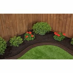 Vigoro 4 ft. Brown No-Dig Rubber Landscape Edging (6-Pack) 23 Vigoro 4 ft. Brown No-Dig Rubber Landscape Edging (6-Pack) -Vigoro Shop brown vigoro rubber edging dcbfe4bn6 31 1000
