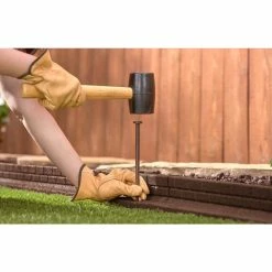 Vigoro 4 ft. Brown No-Dig Rubber Landscape Edging (6-Pack) 20 Vigoro 4 ft. Brown No-Dig Rubber Landscape Edging (6-Pack) -Vigoro Shop brown vigoro rubber edging dcbfe4bn6 44 1000