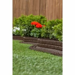Vigoro 4 ft. Brown No-Dig Rubber Landscape Edging (6-Pack) 18 Vigoro 4 ft. Brown No-Dig Rubber Landscape Edging (6-Pack) -Vigoro Shop brown vigoro rubber edging dcbfe4bn6 4f 1000