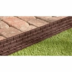 Vigoro 4 ft. Brown No-Dig Rubber Landscape Edging (6-Pack) 22 Vigoro 4 ft. Brown No-Dig Rubber Landscape Edging (6-Pack) -Vigoro Shop brown vigoro rubber edging dcbfe4bn6 76 1000