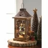 SULLIVANS Brown Metal and Wood Pinecone Lantern -Vigoro Shop browns tans sullivans outdoor lanterns met1767 64 1000
