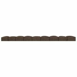 Vigoro Roman Stone 4 ft. Earth Rubber Garden Edging -Vigoro Shop earth vigoro rubber edging mt5001597 40 1000