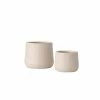 SULLIVANS Gray Ceramic Planter (Set of 2) -Vigoro Shop gray sullivans plant pots cm2943 64 1000