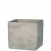 SULLIVANS Gray Cement Square Planter 2 SULLIVANS Gray Cement Square Planter -Vigoro Shop gray sullivans plant pots cmt1090 64 1000