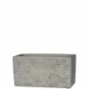 SULLIVANS Gray Cement Rectangular Planter -Vigoro Shop gray sullivans plant pots cmt1094 64 1000