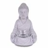 KANTE 6.5 in. H Gray Cement Sitting Buddha Garden Statue Tealight Candle Holder Ornament (2-Pack) 1 KANTE 6.5 in. H Gray Cement Sitting Buddha Garden Statue Tealight Candle Holder Ornament (2-Pack) -Vigoro Shop kante garden statues sx20200177 64 1000