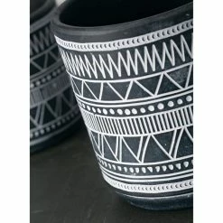 SULLIVANS Multi-Color Ceramic Flower Pots (Set of 2) 9 SULLIVANS Multi-Color Ceramic Flower Pots (Set of 2) -Vigoro Shop multicolor sullivans plant pots cm2911 4f 1000