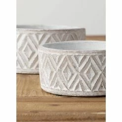 SULLIVANS Multi-Color Cement Planter (Set of 2) -Vigoro Shop multicolor sullivans plant pots cmt1184 1f 1000