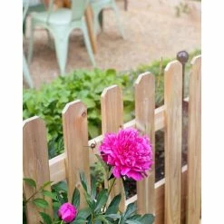 Vigoro 37.1 in. H x 45.35 in. W Cedar Garden Fence Panel -Vigoro Shop natural cedar wood vigoro garden fencing 860664 4f 1000