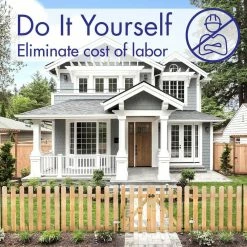 Vigoro 37.1 in. H x 48.3 in. W Cedar Garden Fence Gate -Vigoro Shop natural cedar wood vigoro garden fencing 860671 31 1000