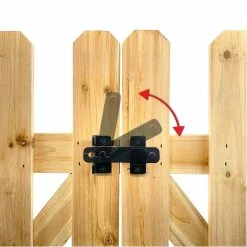 Vigoro 37.1 in. H x 48.3 in. W Cedar Garden Fence Gate -Vigoro Shop natural cedar wood vigoro garden fencing 860671 40 1000