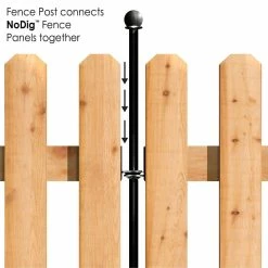 Vigoro 37.1 in. H x 48.3 in. W Cedar Garden Fence Gate -Vigoro Shop natural cedar wood vigoro garden fencing 860671 a0 1000