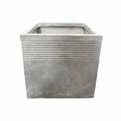 KANTE 15 in. W Square Natural Concrete/Fiberglass Indoor Outdoor Elegant Planter -Vigoro Shop natural concrete kante plant pots osf0128b c80021 c3 1000