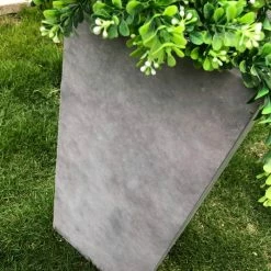 KANTE 24 in. Tall Natural Concrete Lightweight Modern Square Outdoor Planter -Vigoro Shop natural concrete kante plant pots rf0002b c80021 1f 1000