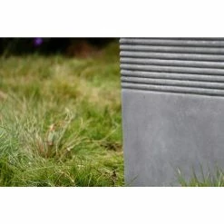 KANTE Small 15 in. Tall Natural Lightweight Concrete Modern Square Outdoor Planter -Vigoro Shop natural concrete kante plant pots rf0128b c80021 76 1000