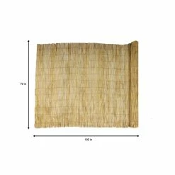Vigoro 6 ft. H x 16 ft. W Natural Reed Garden Fencing Roll -Vigoro Shop natural vigoro garden fencing 0406164 40 1000
