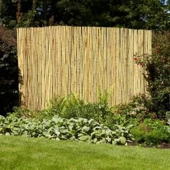 Vigoro 4 ft. H x 6 ft. W Natural Bamboo Fence 15 Vigoro 4 ft. H x 6 ft. W Natural Bamboo Fence -Vigoro Shop natural vigoro garden fencing 4477405 31 1000