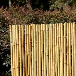 Vigoro 4 ft. H x 6 ft. W Natural Bamboo Fence 14 Vigoro 4 ft. H x 6 ft. W Natural Bamboo Fence -Vigoro Shop natural vigoro garden fencing 4477405 44 1000