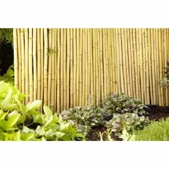 Vigoro 4 ft. H x 6 ft. W Natural Bamboo Fence 11 Vigoro 4 ft. H x 6 ft. W Natural Bamboo Fence -Vigoro Shop natural vigoro garden fencing 4477405 c3 1000