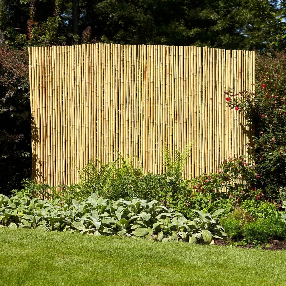 Vigoro 4 ft. H x 6 ft. W Natural Bamboo Fence 4 Vigoro 4 ft. H x 6 ft. W Natural Bamboo Fence - Image 2