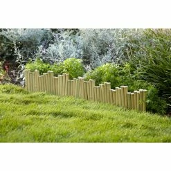 Vigoro Natural Pipe Organ 8 in. Bamboo Garden Fence -Vigoro Shop natural vigoro garden fencing 4477408 31 1000