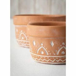 SULLIVANS Orange Cement Dish Garden Pot (Set of 2) 7 SULLIVANS Orange Cement Dish Garden Pot (Set of 2) -Vigoro Shop orange sullivans plant pots cmt1181 4f 1000