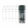 Vigoro 14 in. x 20 ft. Rolled Metal Garden Fence, Green -Vigoro Shop powder coated green vigoro garden fencing 89311hd 64 1000