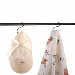 Vigoro 1.77 in. x 0.157 in. x 3.35 in. Black Metal Extender Hooks (2-Pack) -Vigoro Shop powder coating vigoro plant hangers 541117 77 1000