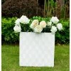 KANTE 16 in. W Square Pure White Concrete/Fiberglass Indoor Outdoor Elegant Retro Planter 2 KANTE 16 in. W Square Pure White Concrete/Fiberglass Indoor Outdoor Elegant Retro Planter -Vigoro Shop pure white kante plant pots osf0201c c80011 64 1000